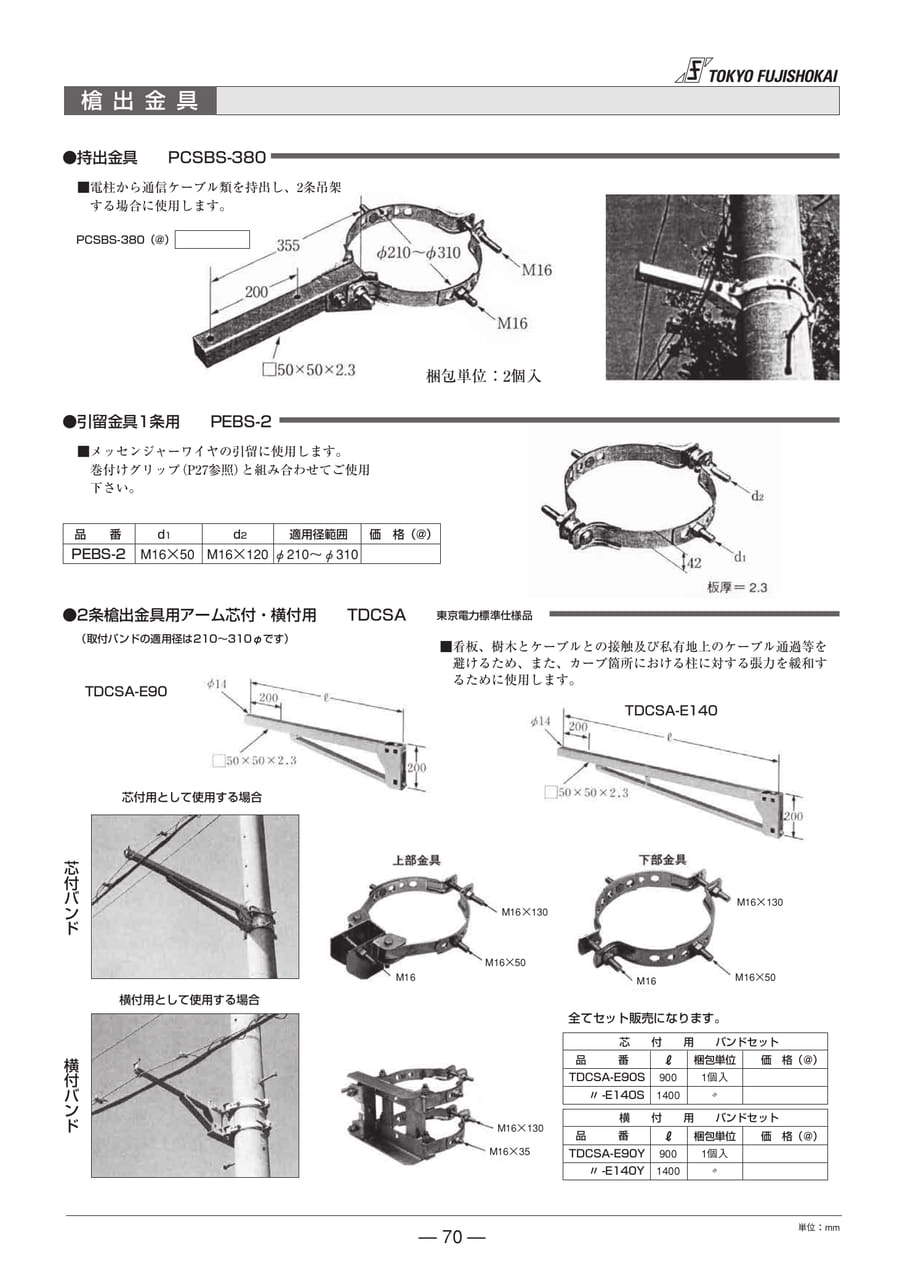 持ち出し金具