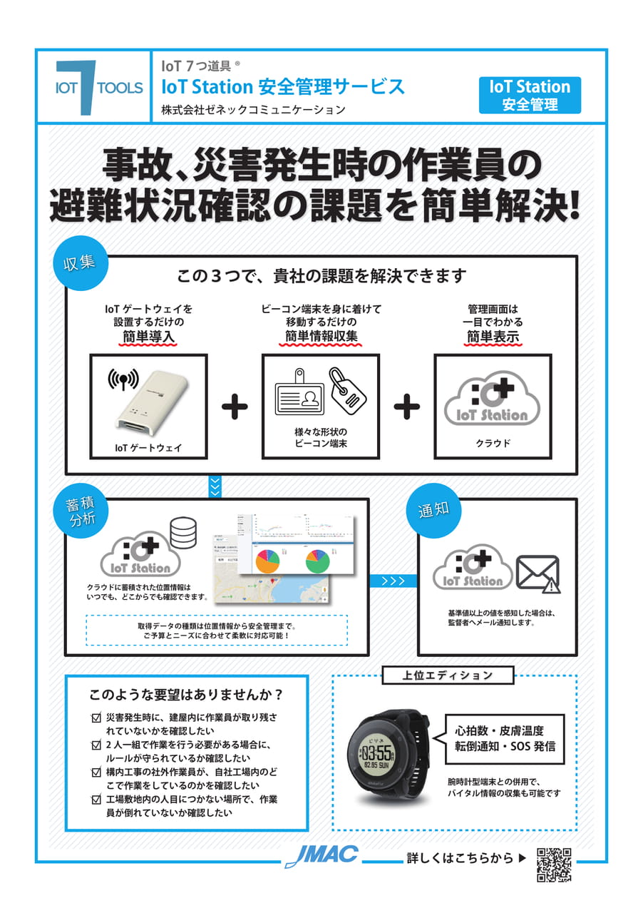 IoT Station安全管理サービス （株式会社ゼネックコミュニケーション）