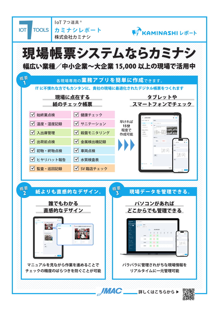 カミナシレポート （株式会社カミナシ）