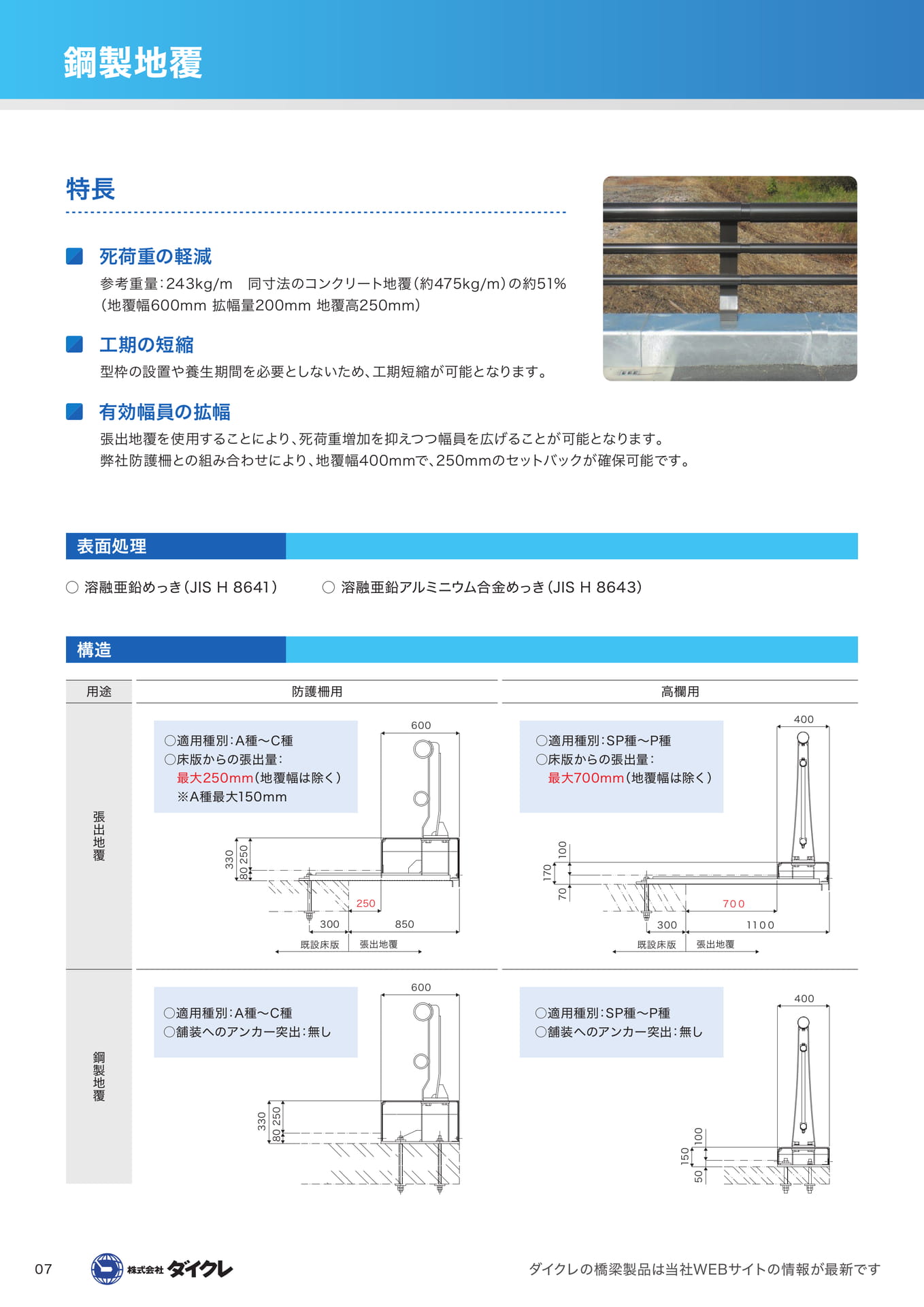鋼製地覆