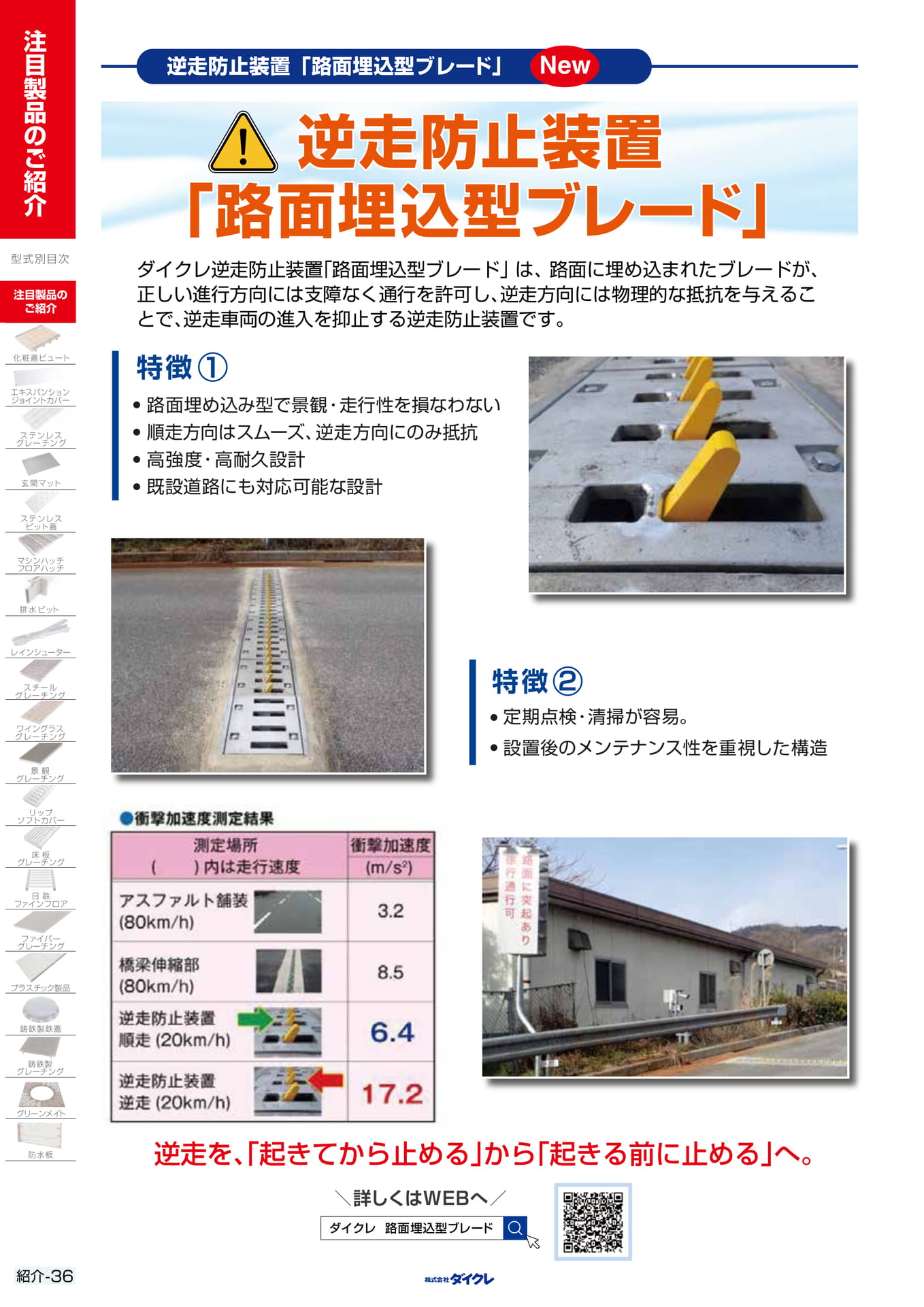 36逆走防止装置