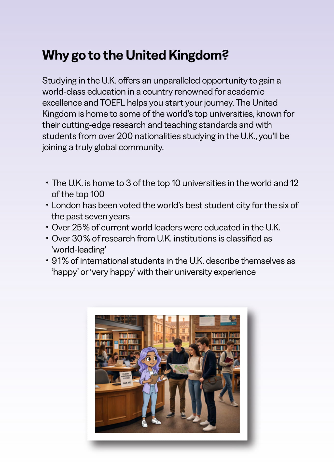 Why go to the United Kingdom?