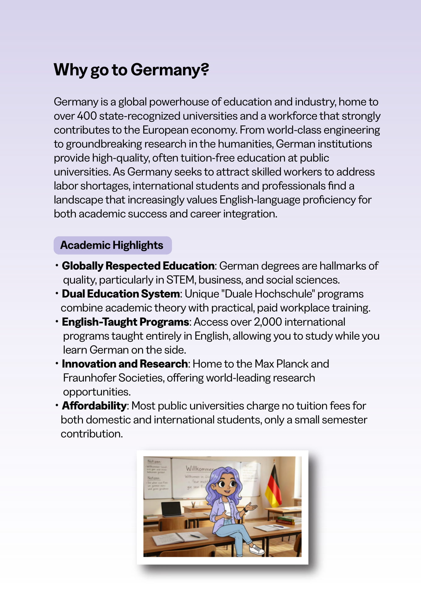 Why go to Germany?