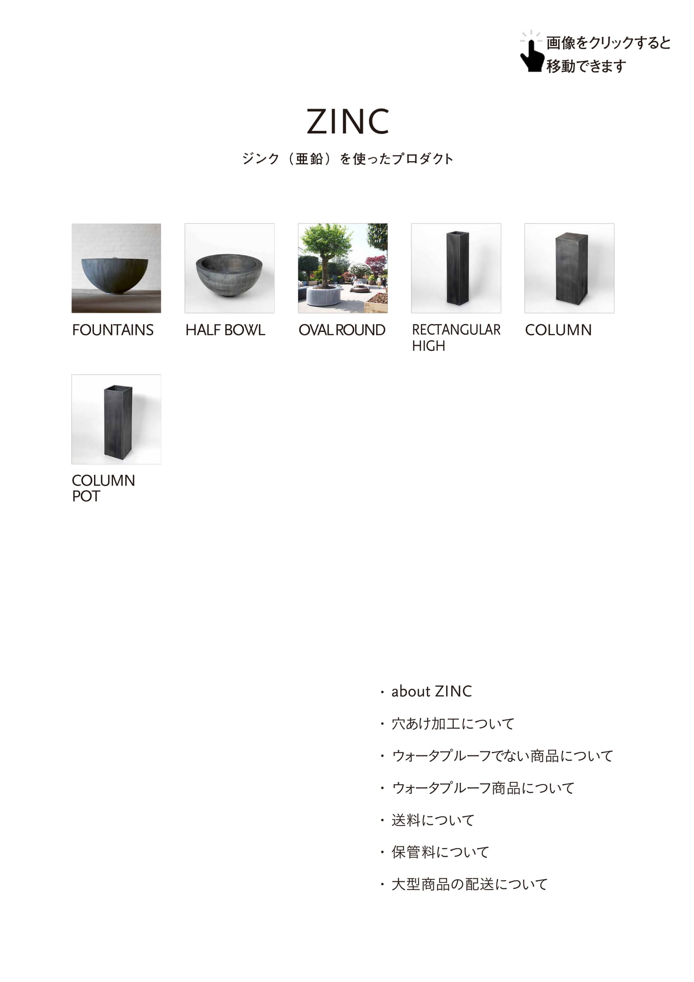 ZINC 目次