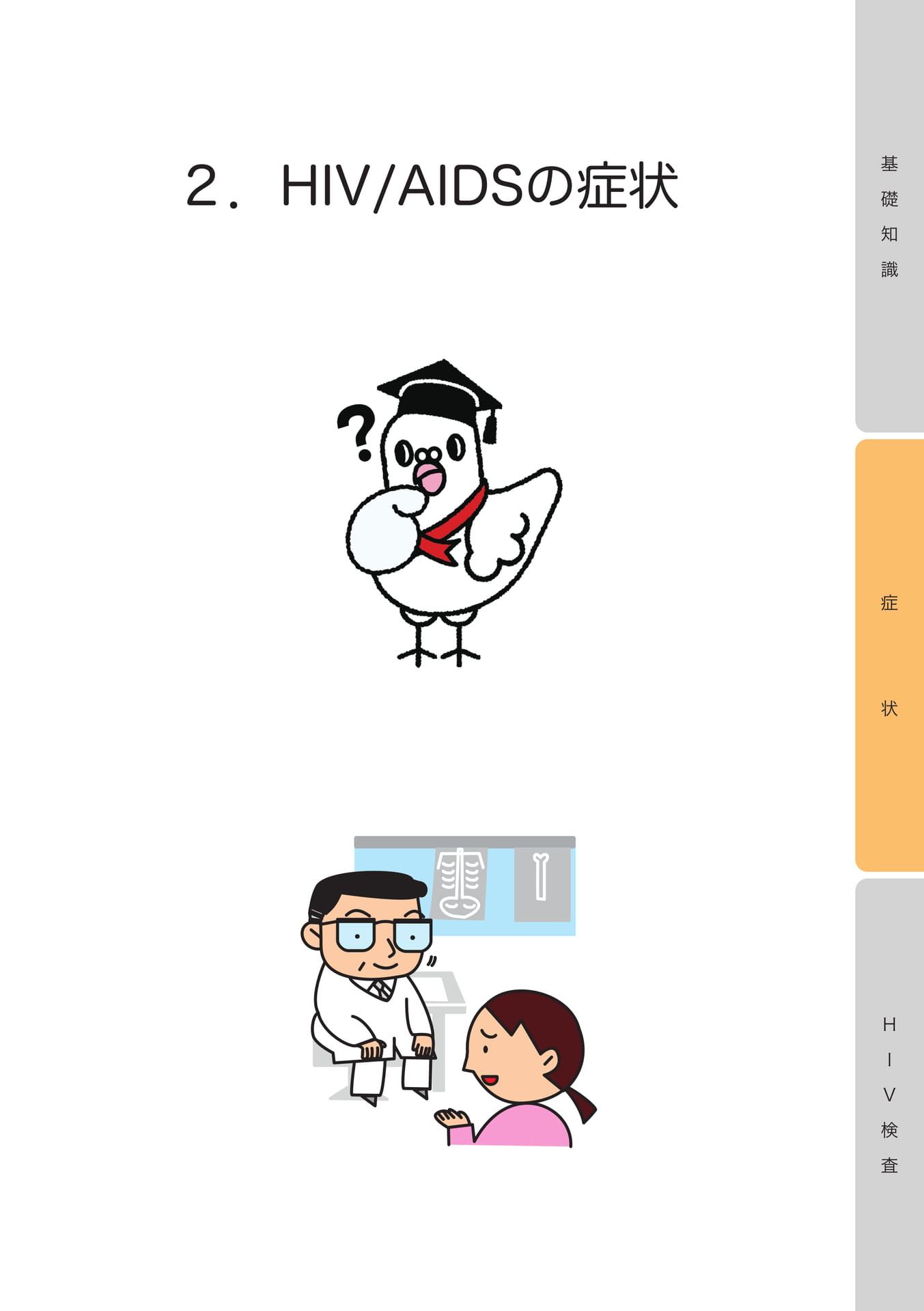 2.HIV/AIDSの症状