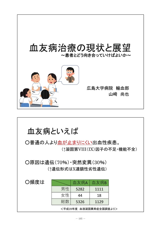 血友病治療の現状と展望