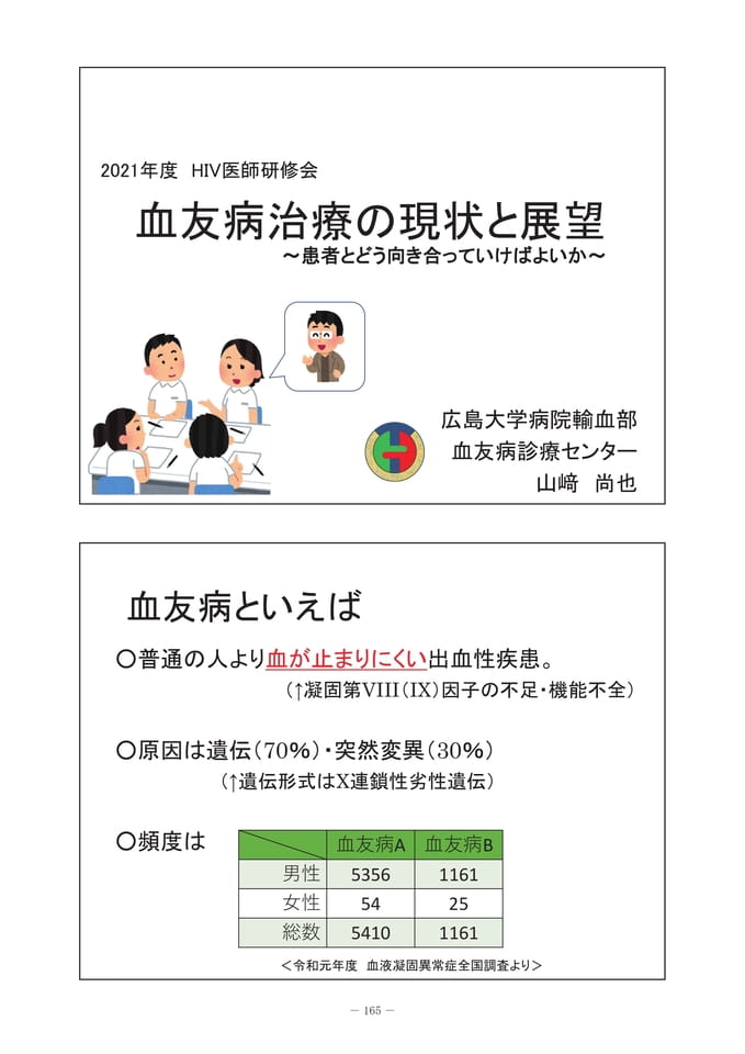 血友病治療の現状と展望