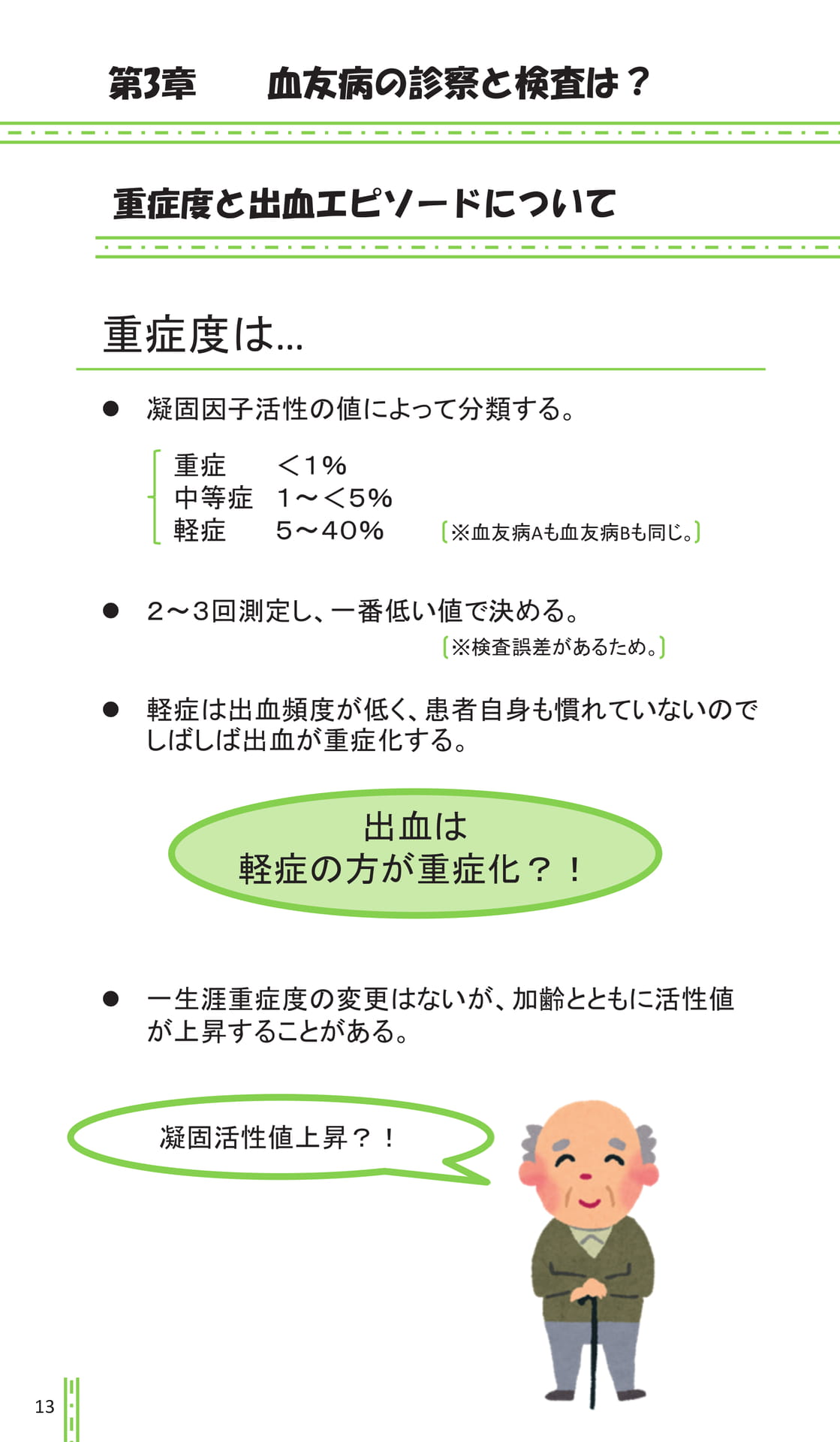 第3章 血友病の診察と検査は?