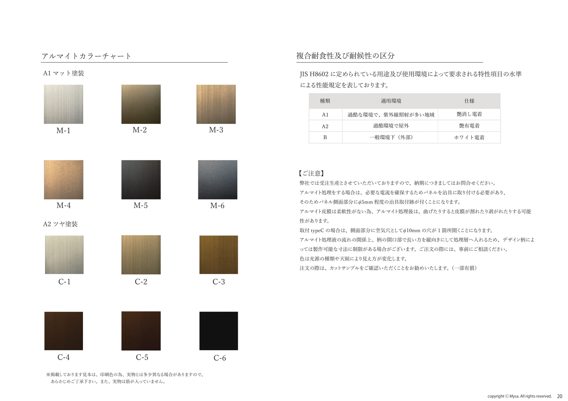 アルマイト処理について③