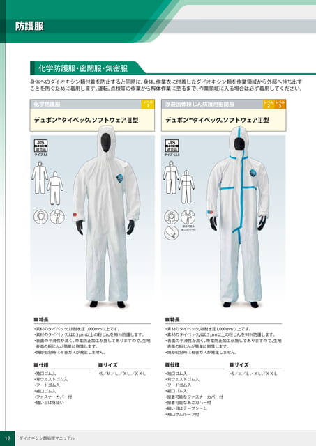 P12:化学防護服・密閉服・気密服-1