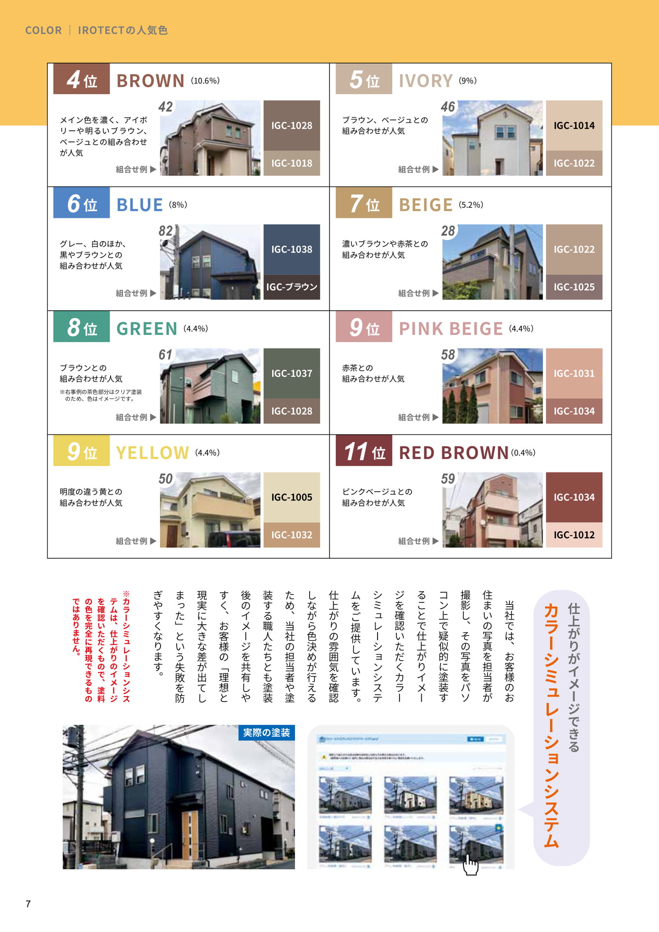 IROTECTの人気色