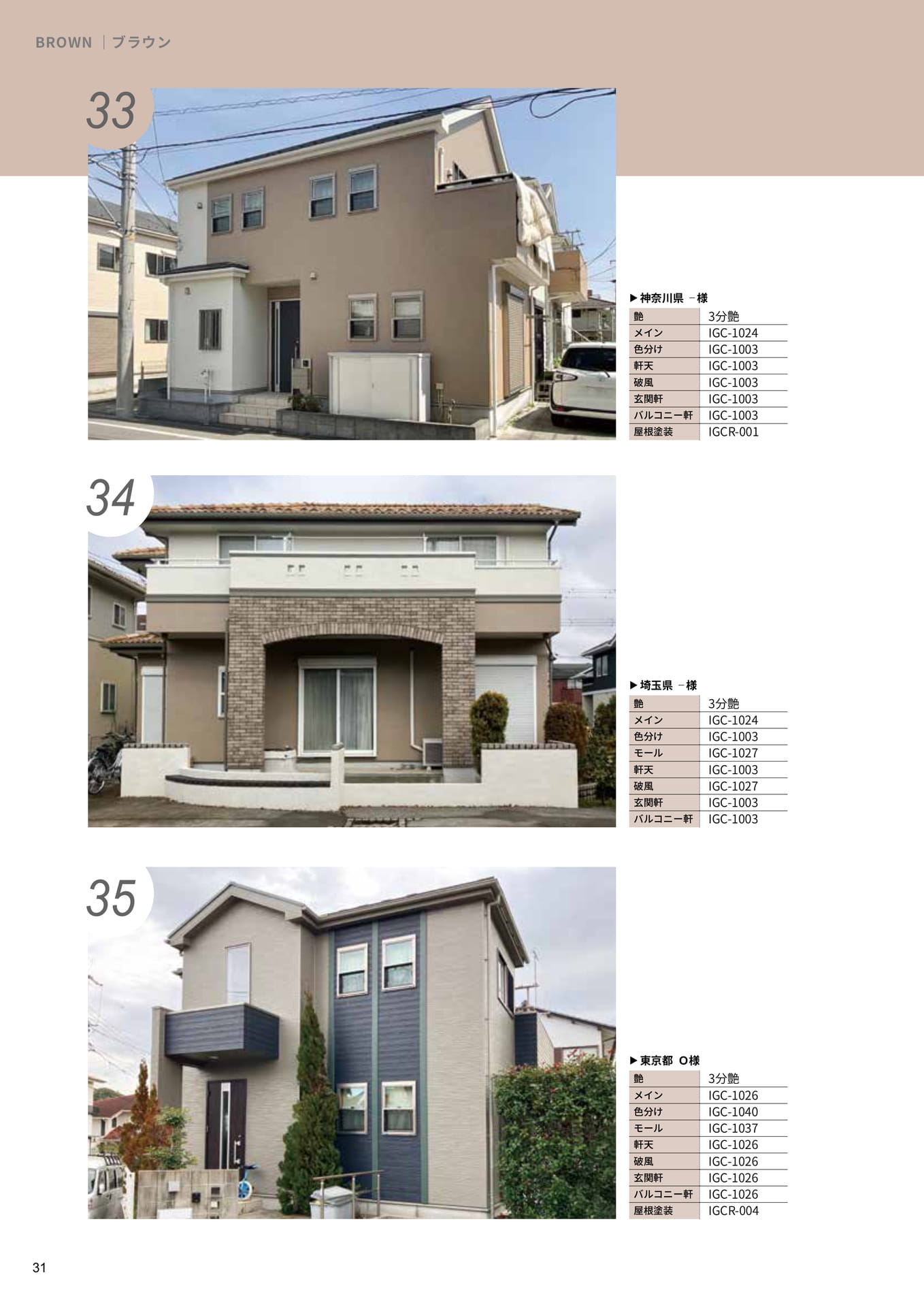 ブラウン｜33・34・35