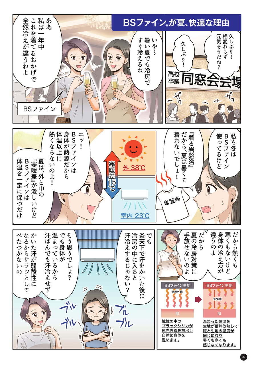 BSファインが夏、快適な理由