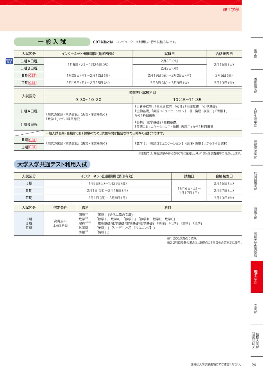 理工学部