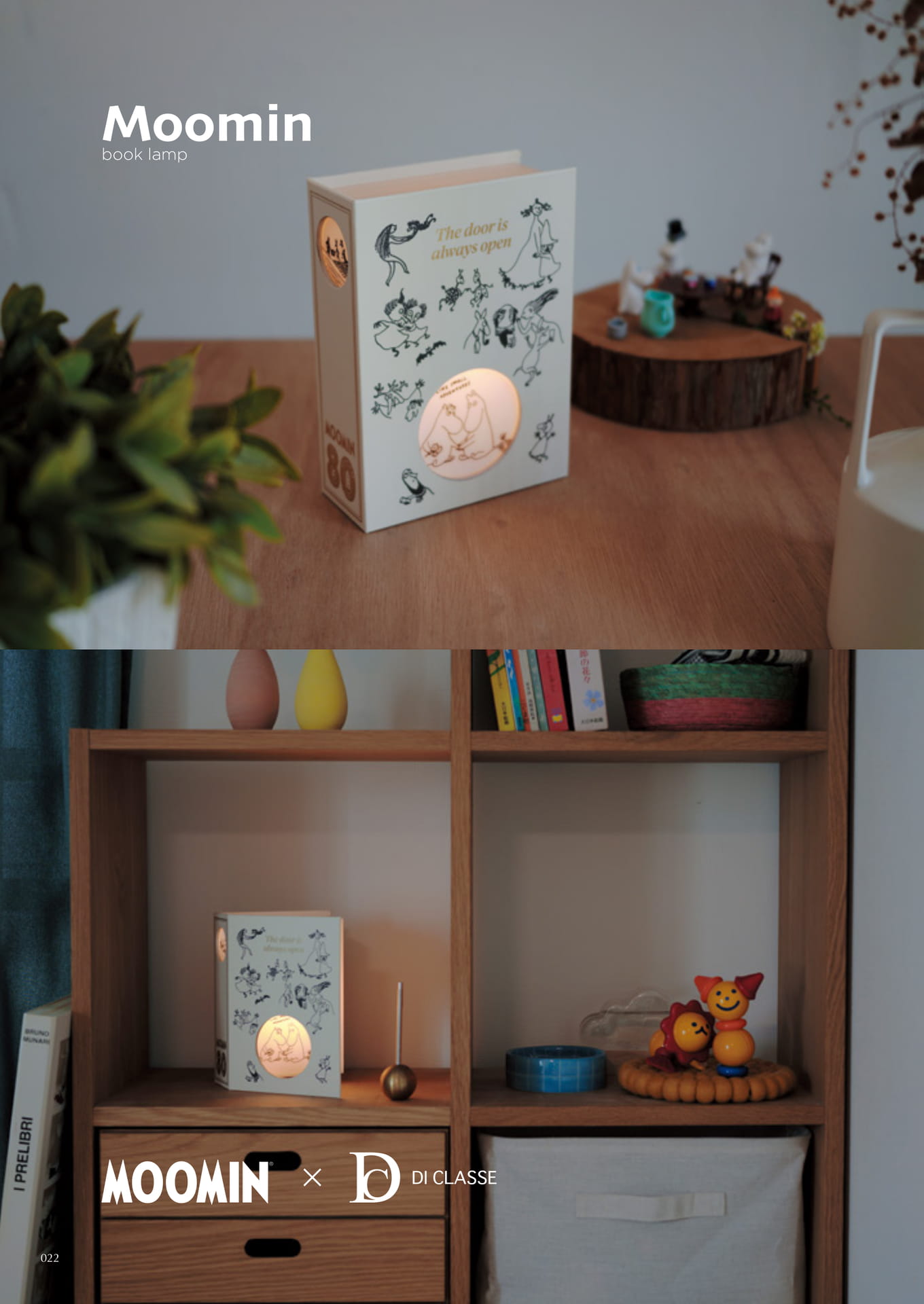 Moomin book lamp