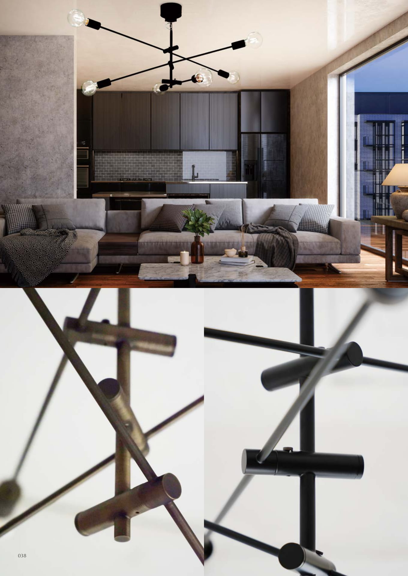 Cardinal pendant lamp