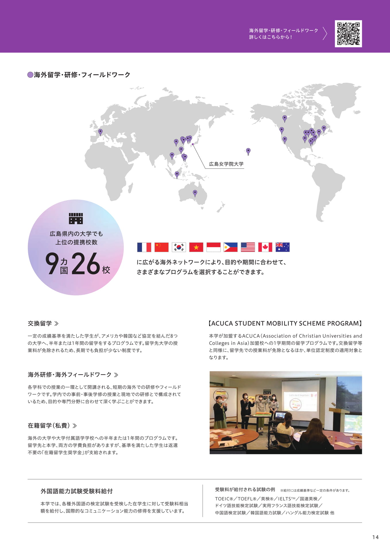 海外留学・研修・フィールドワーク