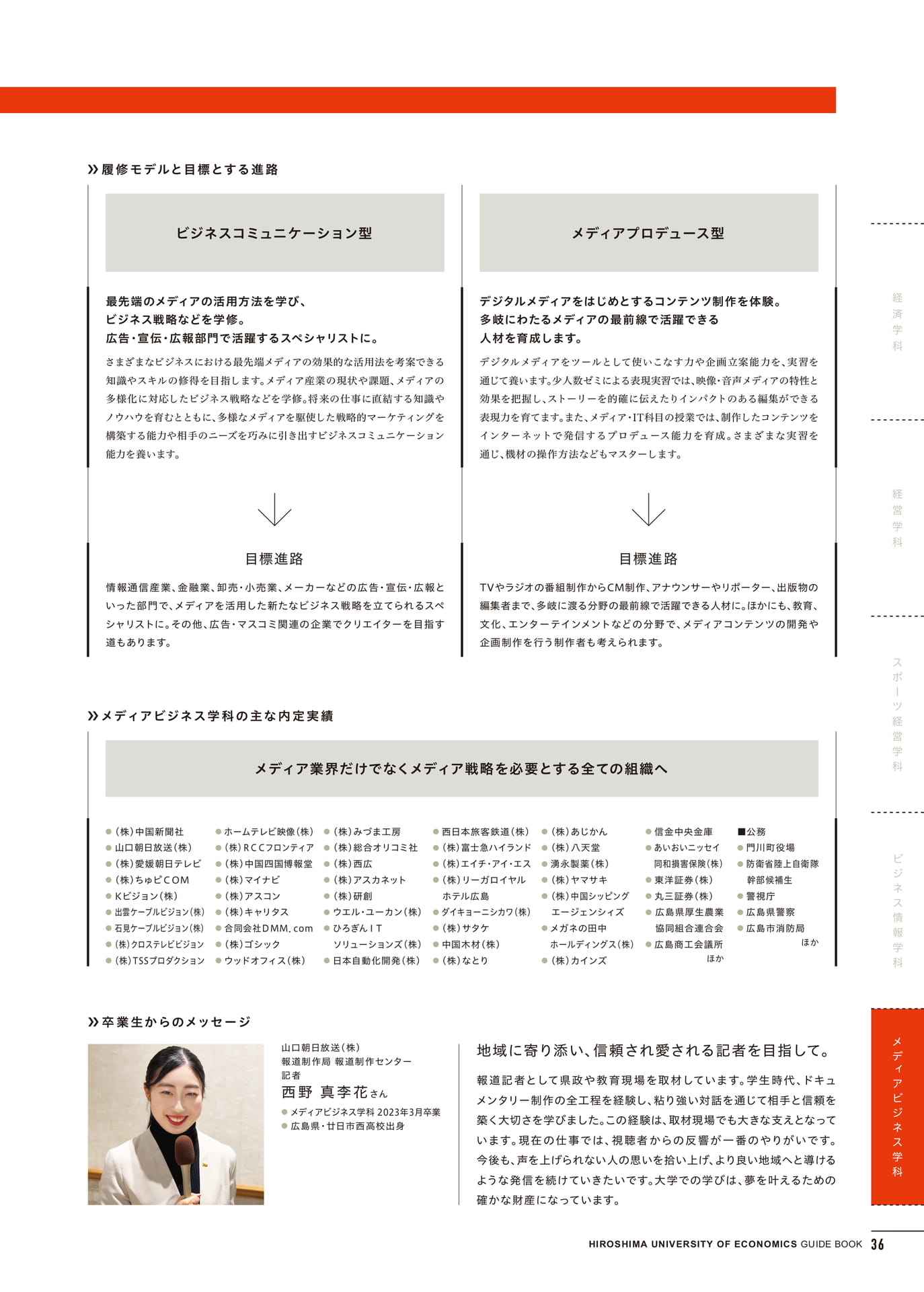 メディアビジネス学部メディアビジネス学科