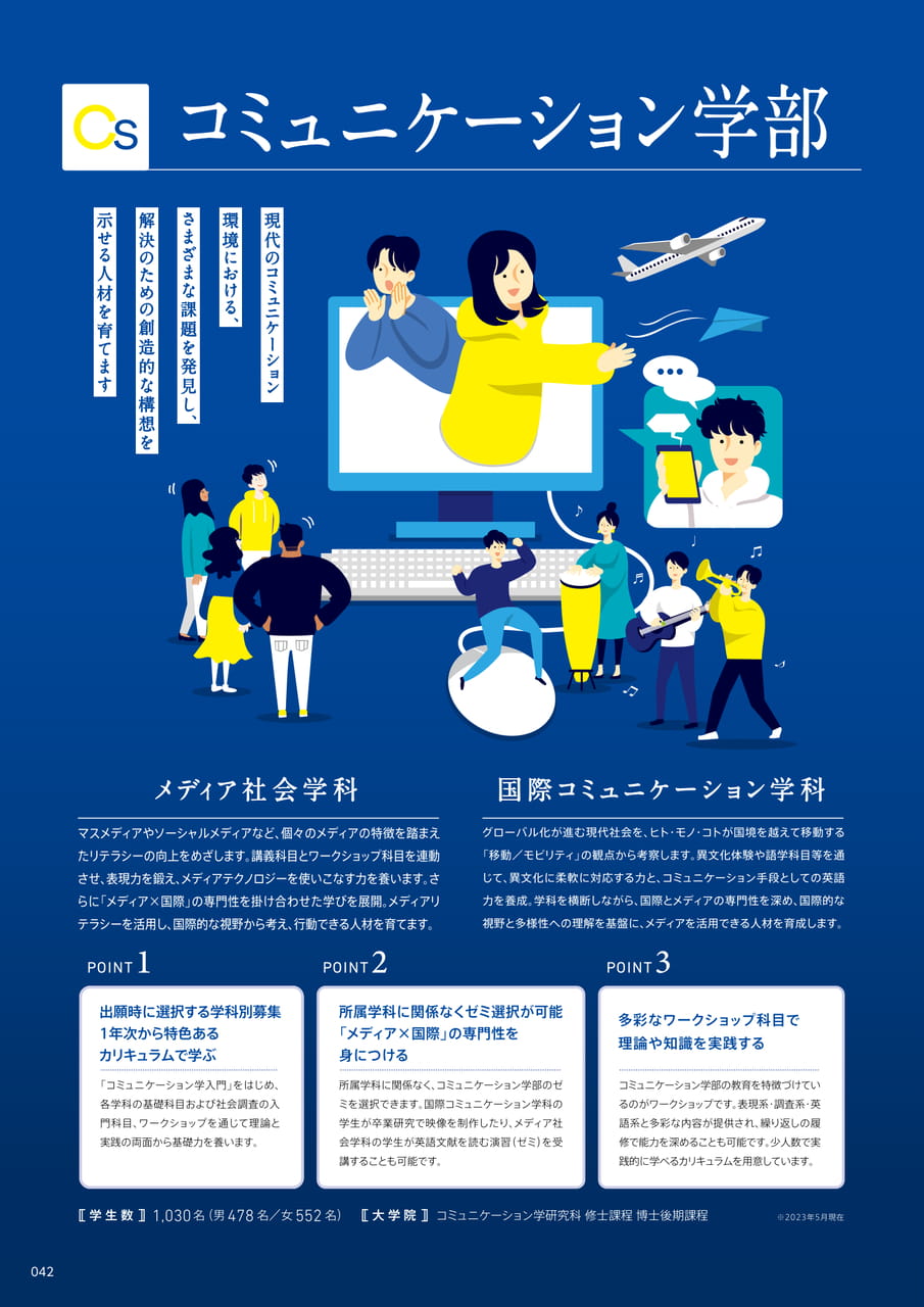 042　コミュニケーション学部