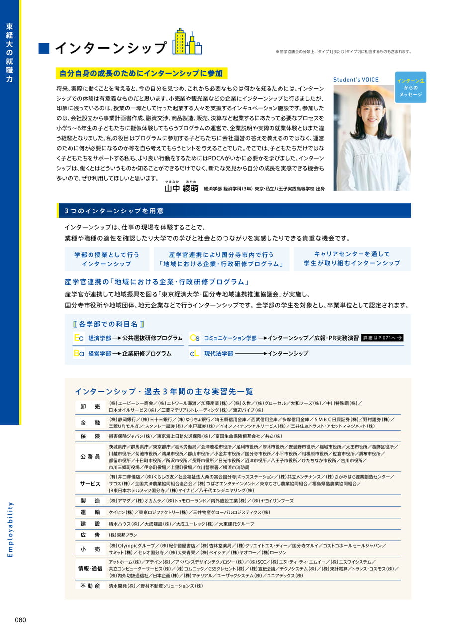080　インターンシップ