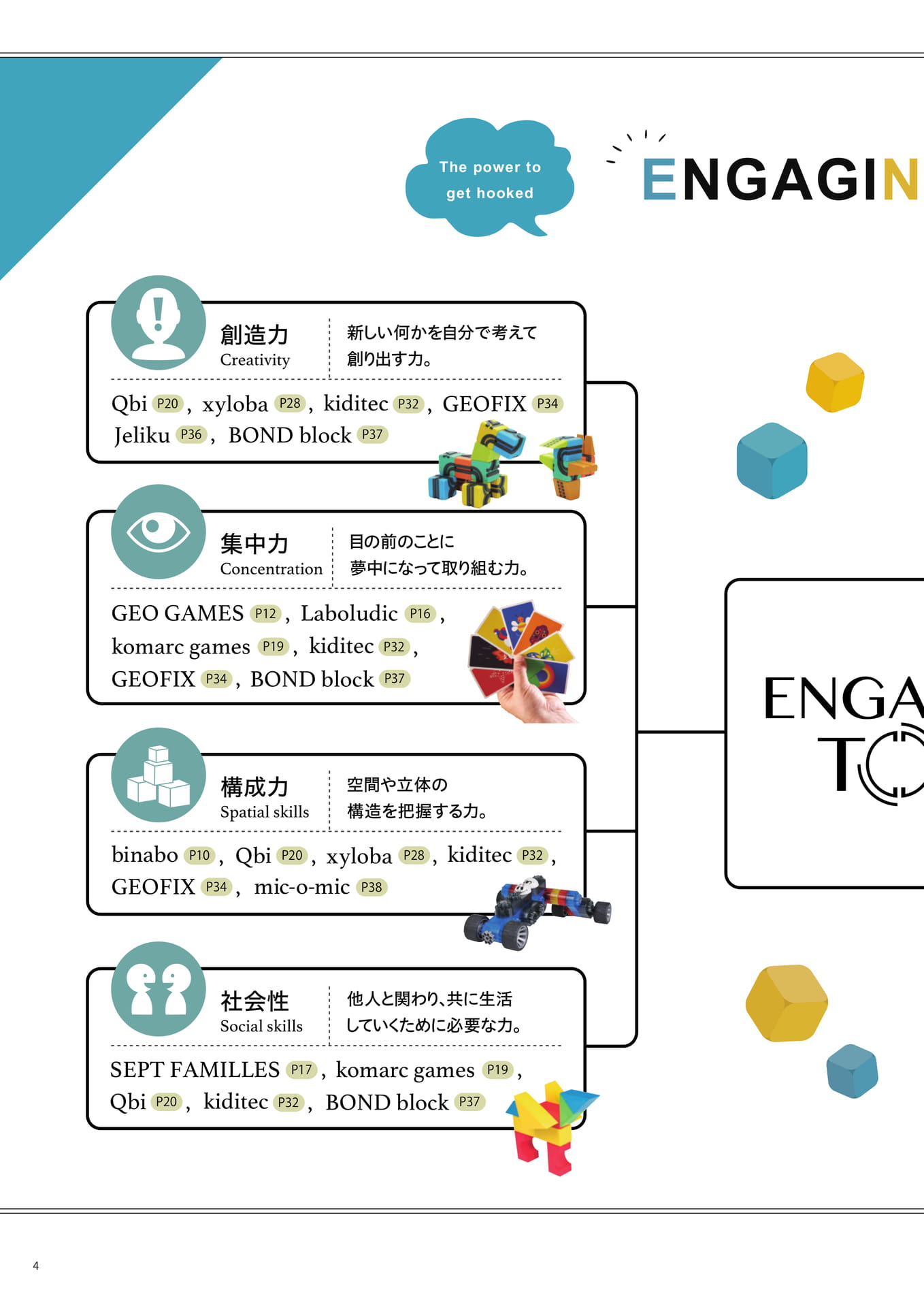 ENGAGING TOYS 身につく力