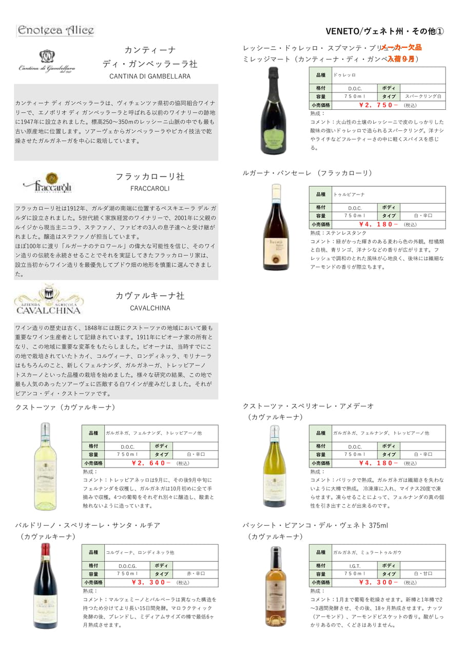 ヴェネト州・その他②