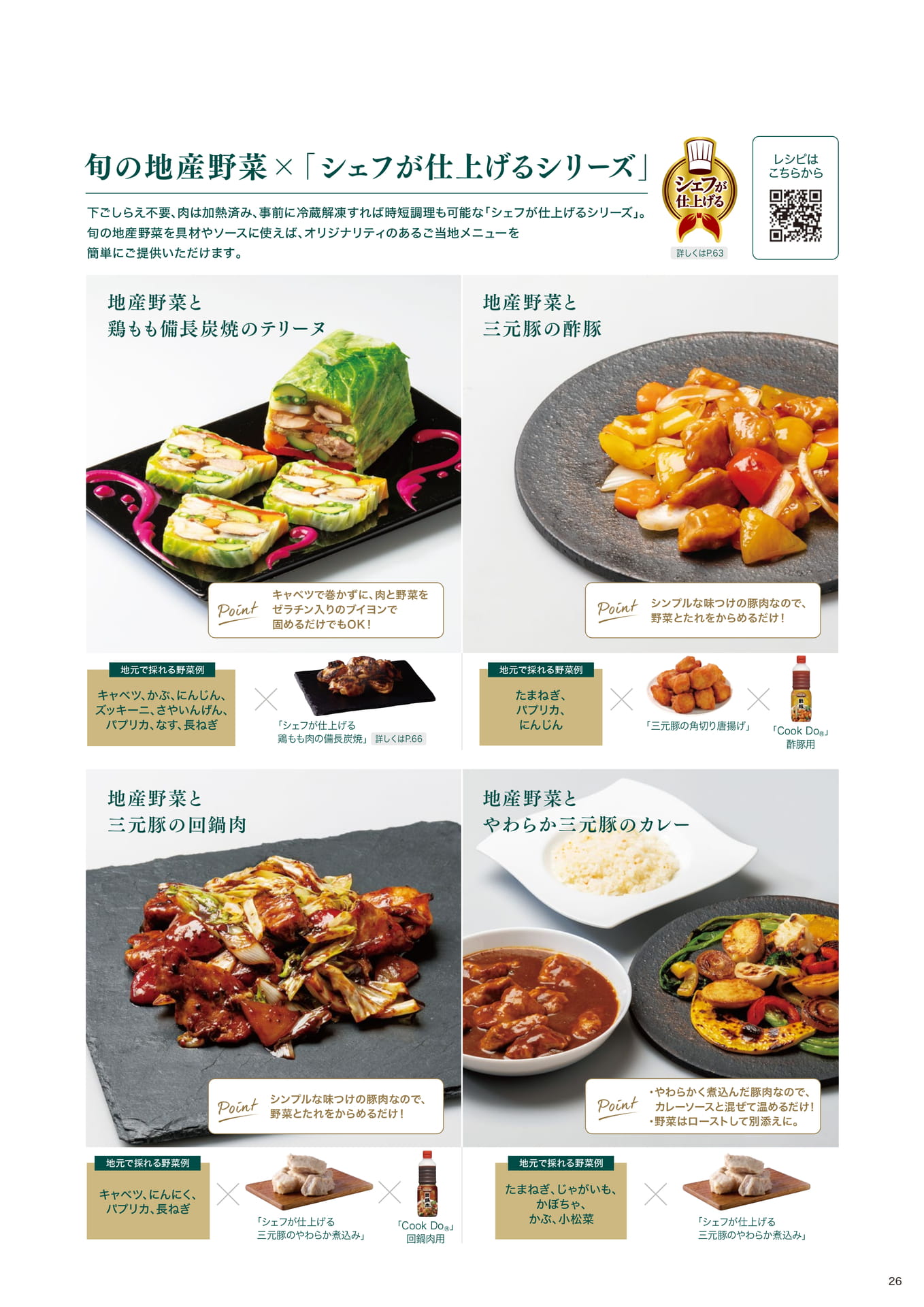 ご当地食材で特別なビュッフェを演出!「簡単アレンジメニュー」のご紹介②