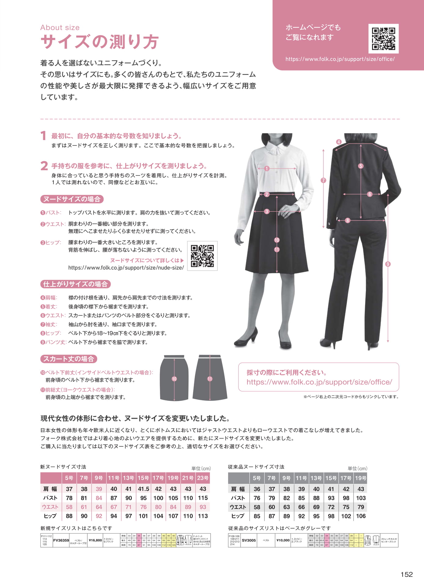 サイズの測り方