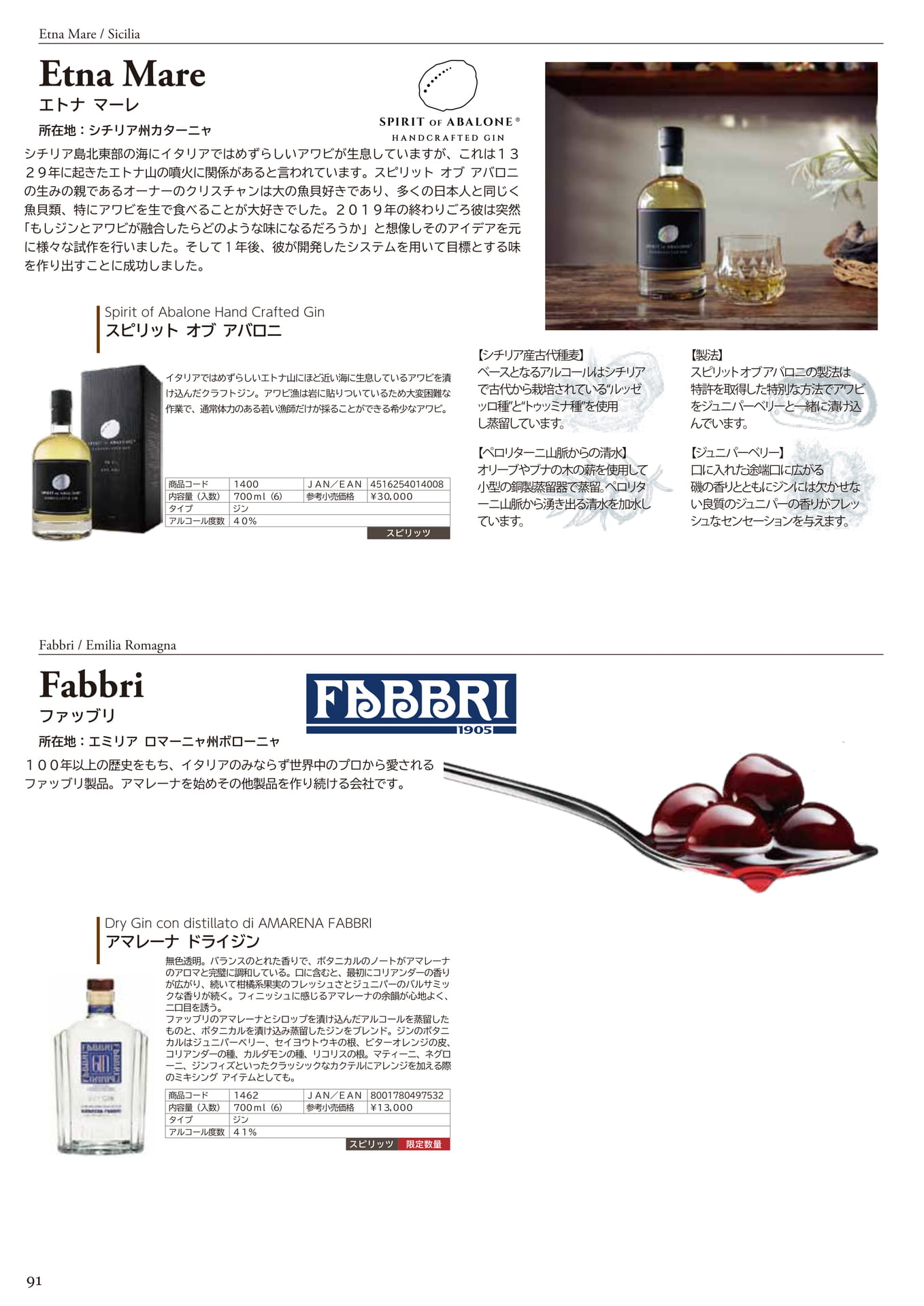 ETNA MARE FABBRI <GIN>