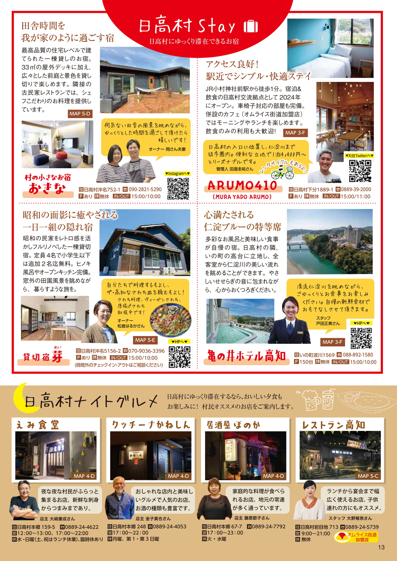Page13　日高村Stay　日高村ナイトグルメ