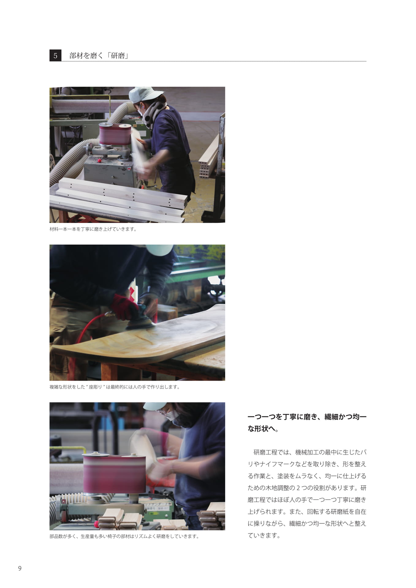 5. 部材を磨く「研磨」