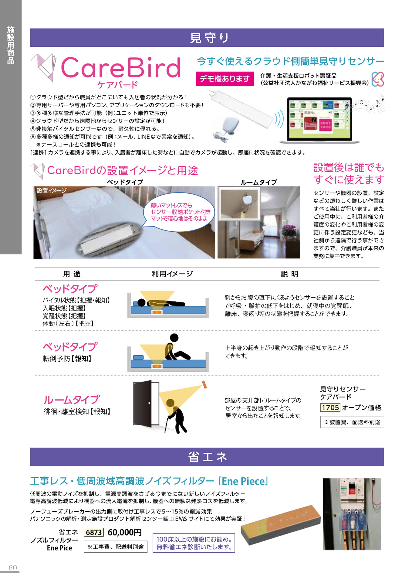 ケアバード・エネピース(60P)