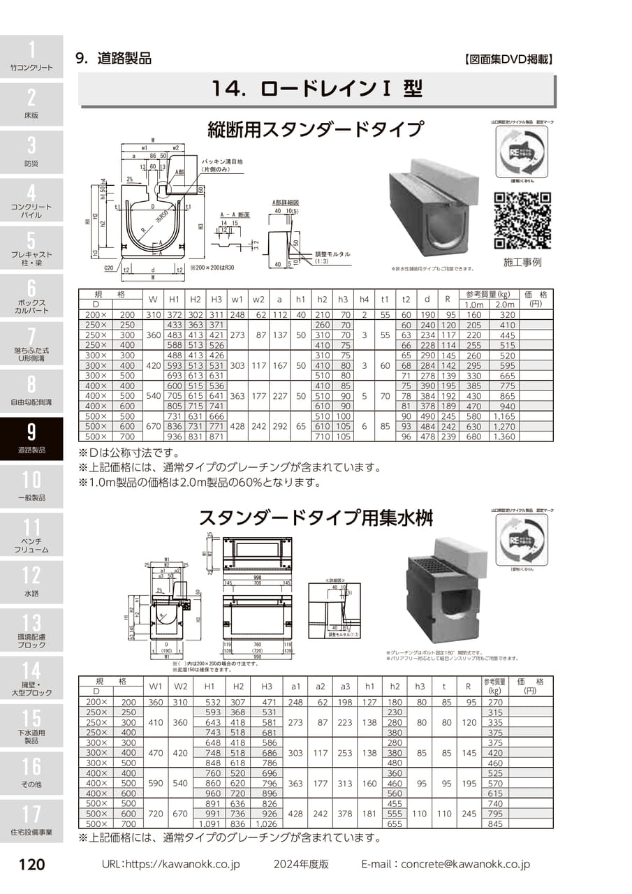 ロードレインⅠ型 120