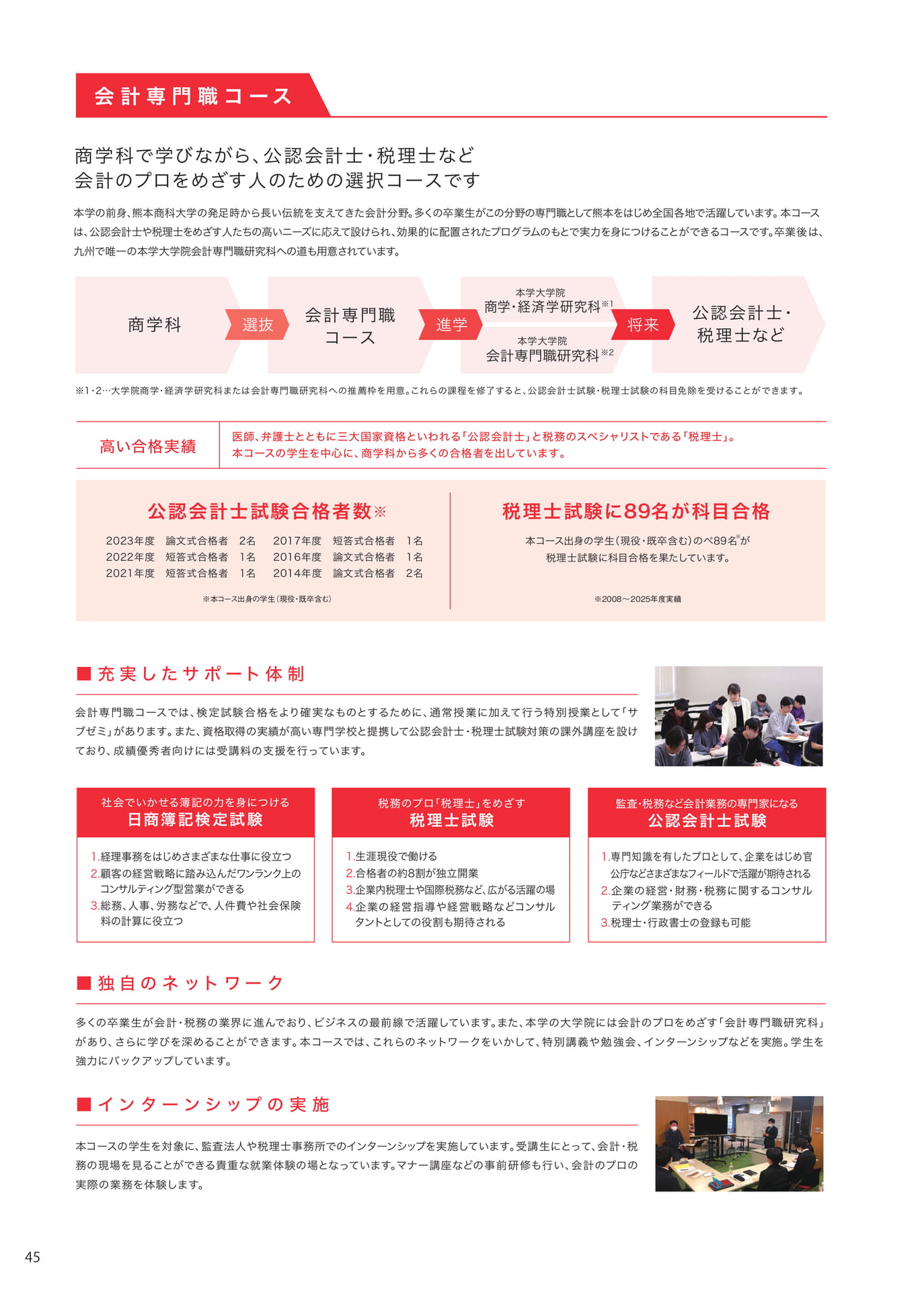 P045　会計専門職コース