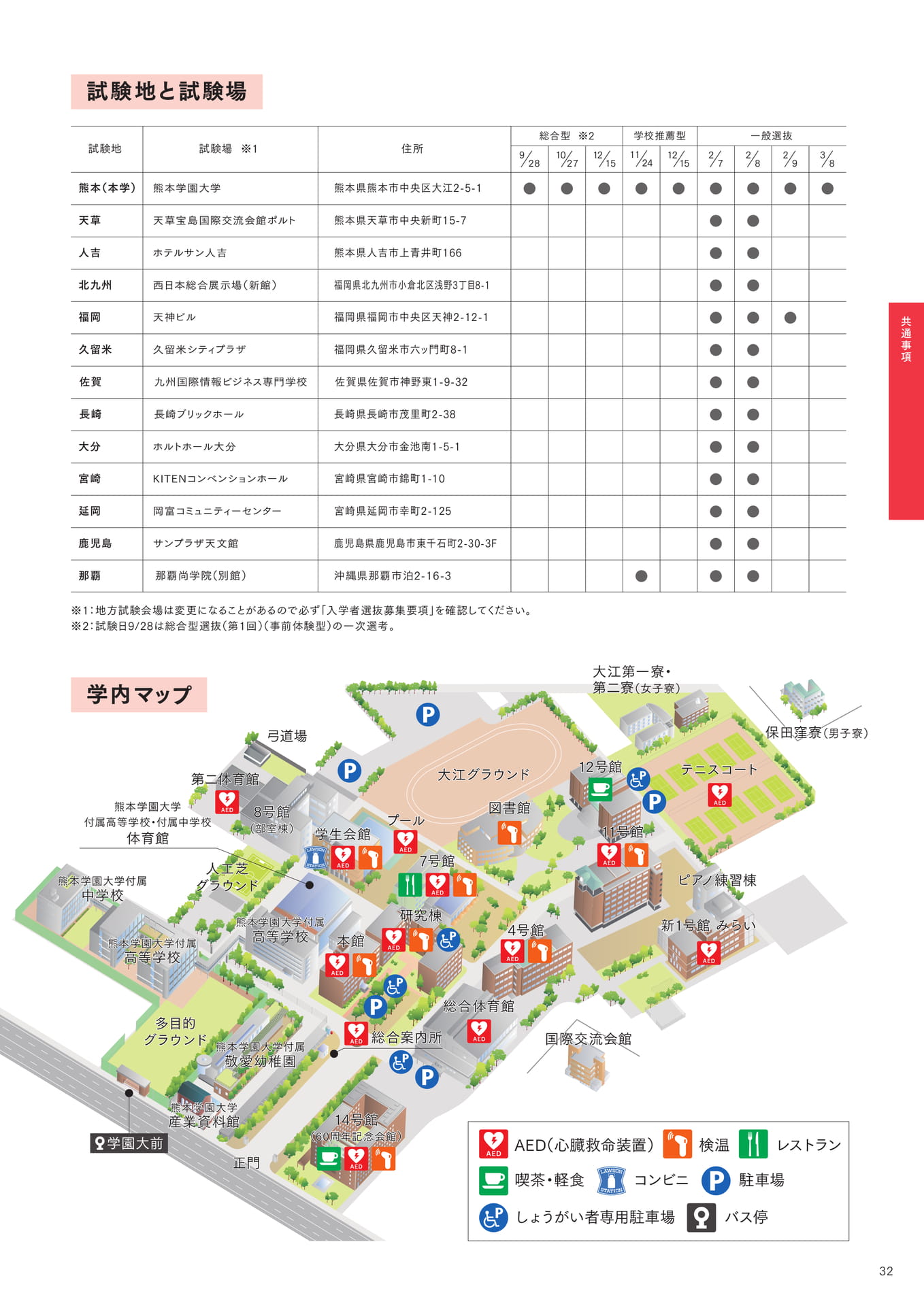 P32 試験地と試験場｜学内マップ