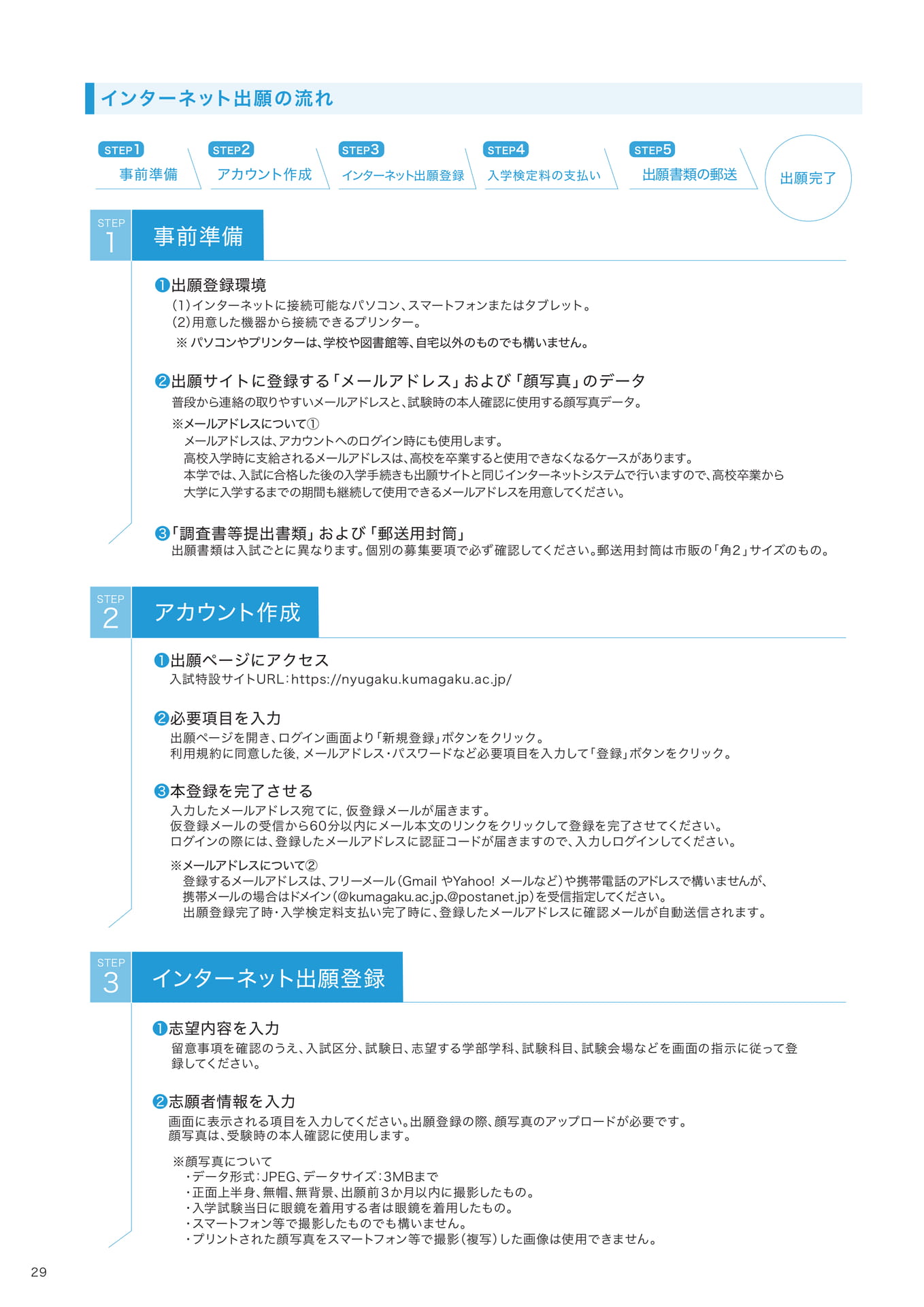 P29　インターネット出願の流れ  