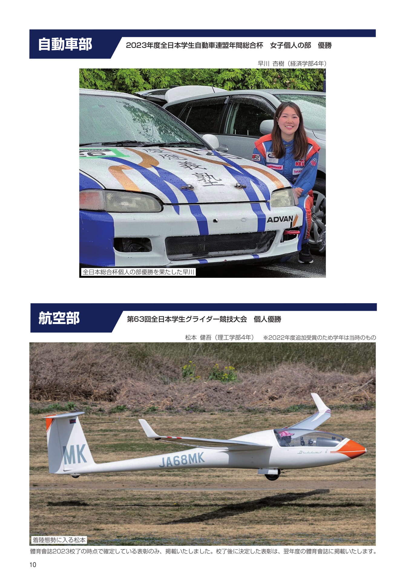 P10 小泉体育賞受賞者