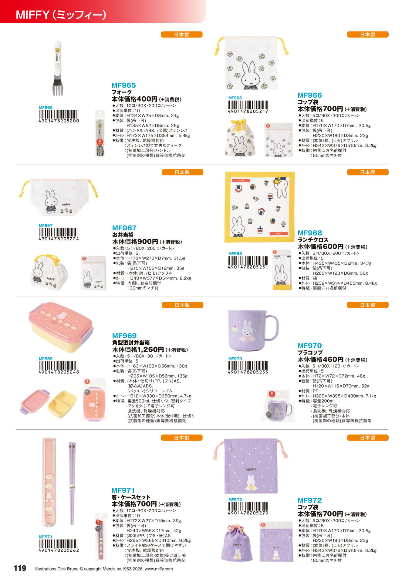 P.119　MIFFY（ミッフィー）	