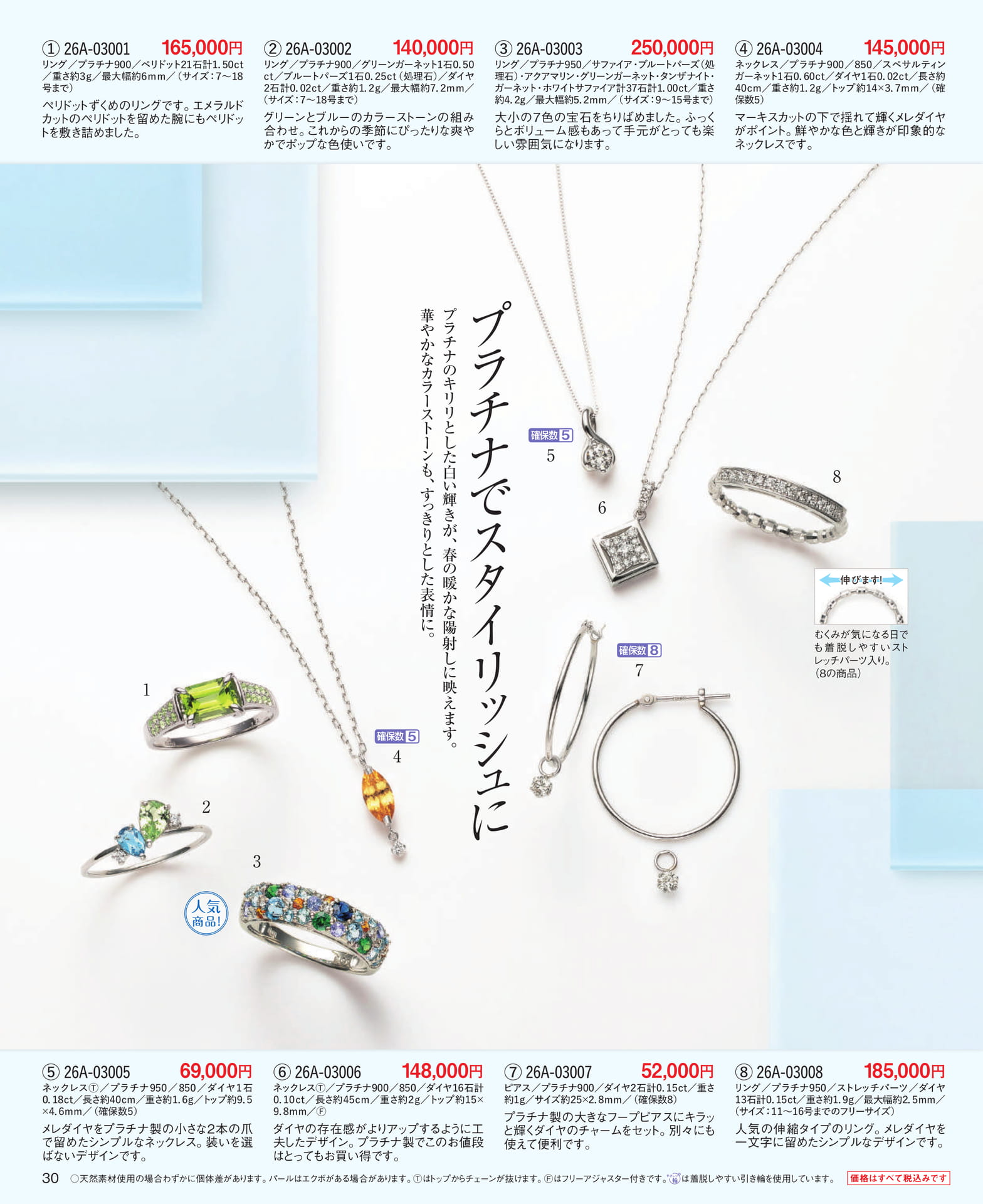 Page 30 プラチナでスタイリッシュに