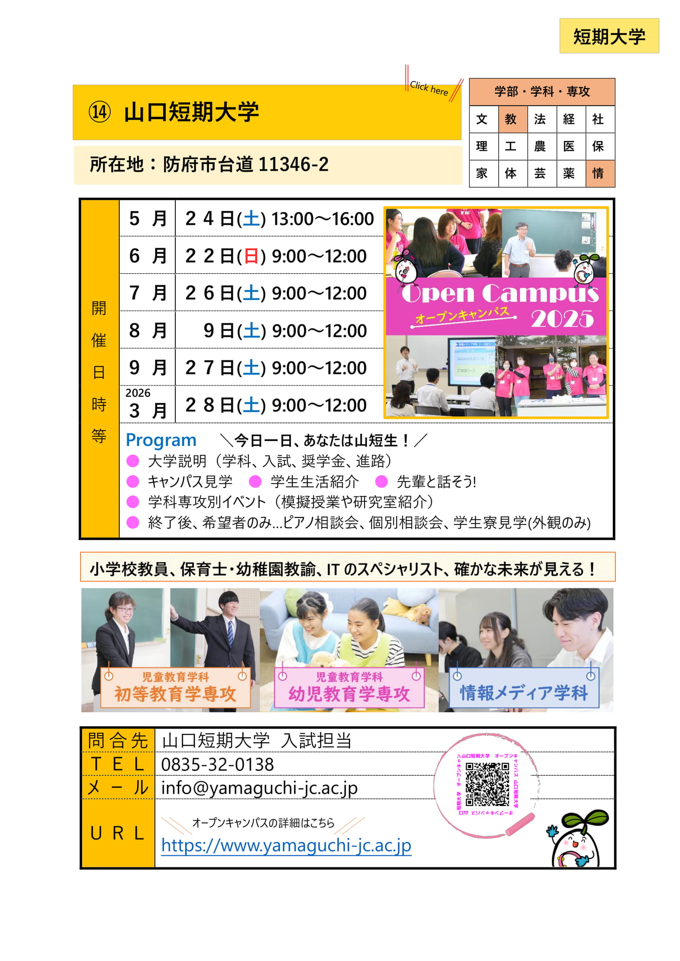 ⑭ 山口短期大学