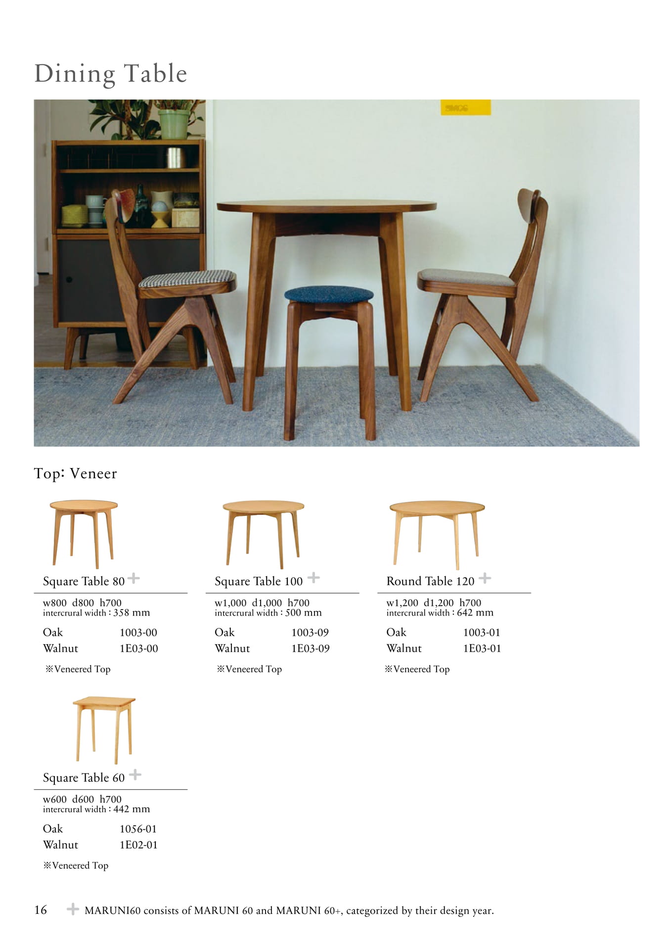 P16 Dining table