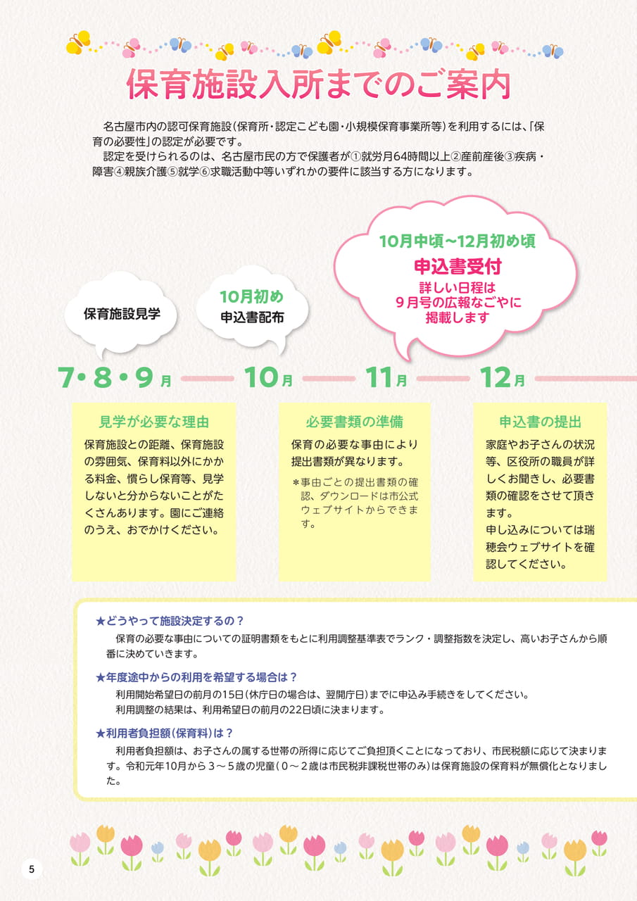 p5 保育施設入所までのご案内