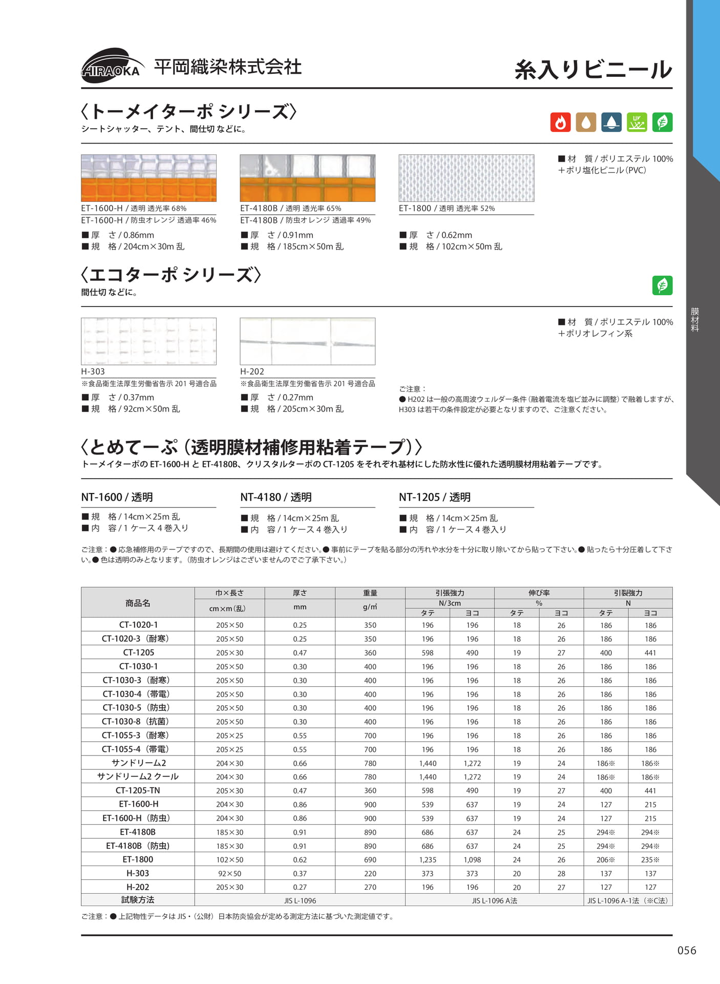 糸入りビニール