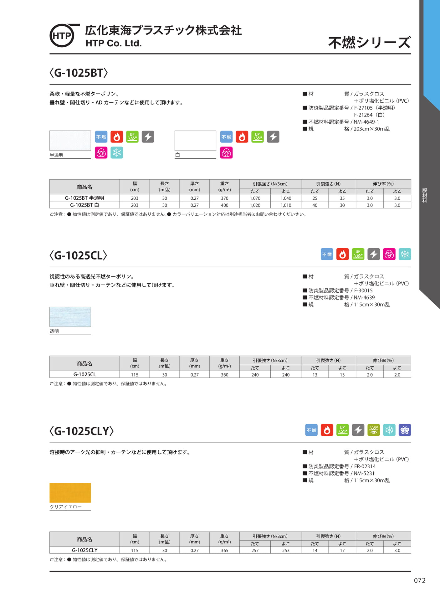 不燃シリーズ