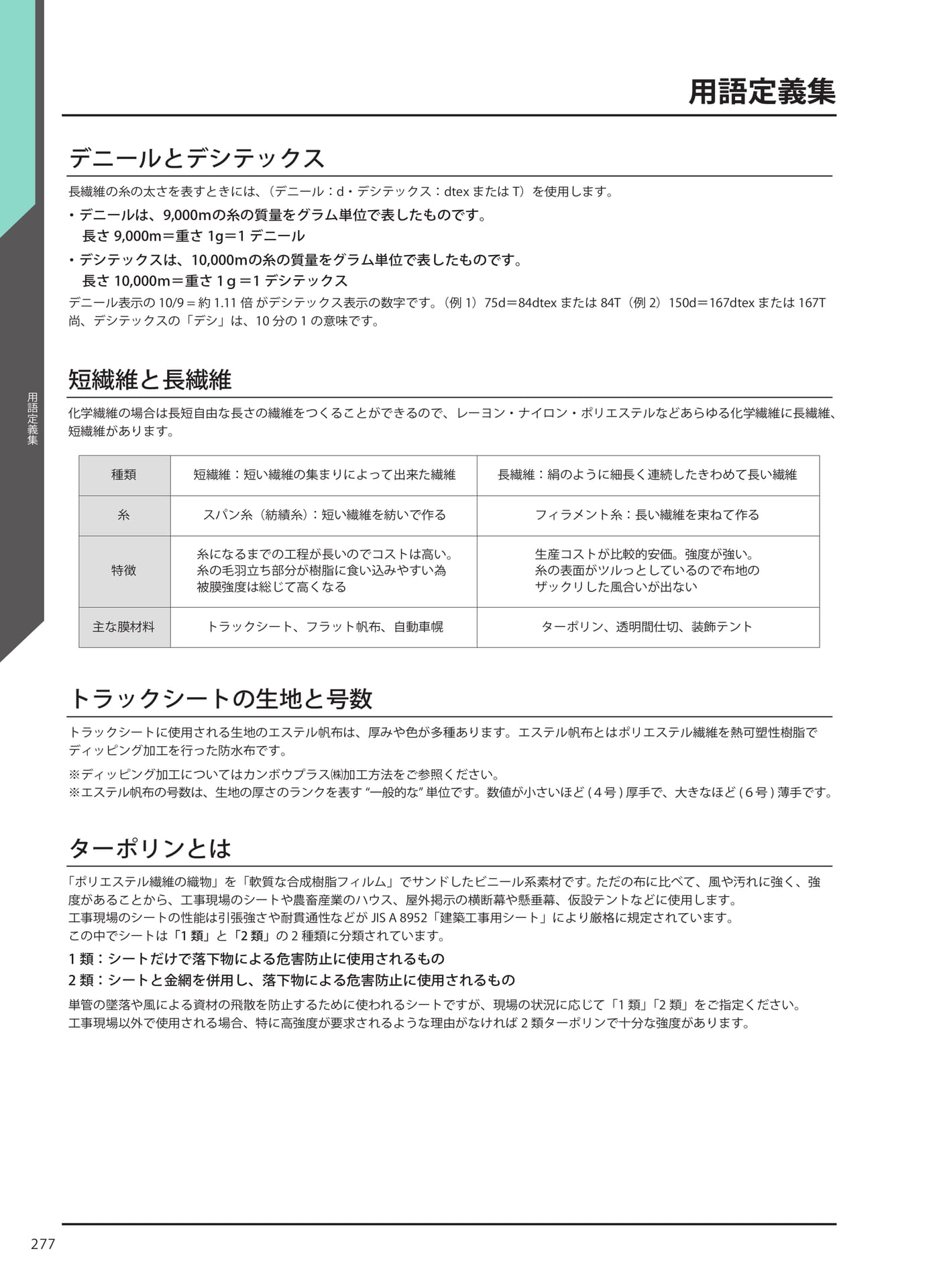 用語定義集