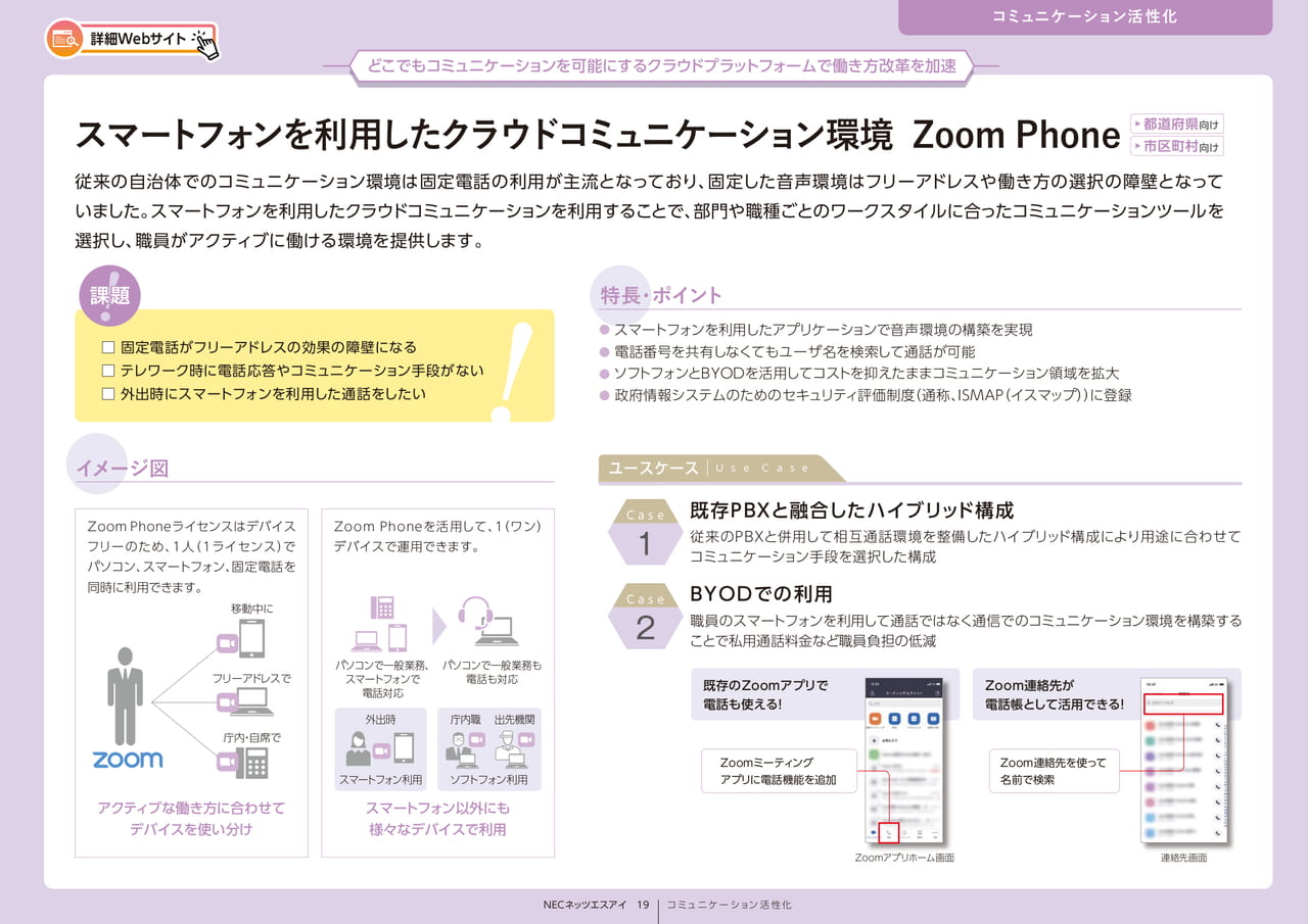 Page 19_コミュニケーション活性化_Zoom Phone