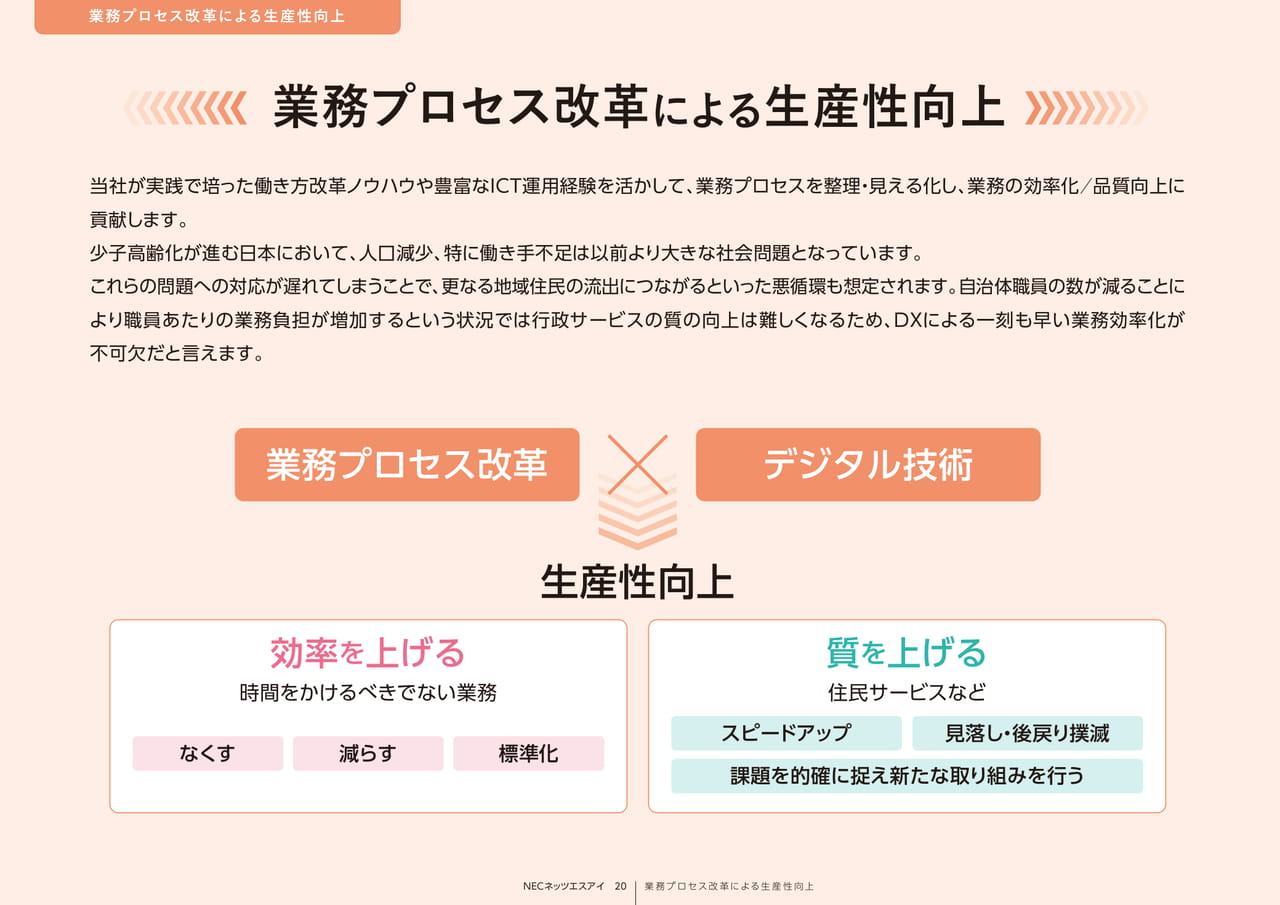 Page 20_業務プロセス改革による生産性向上_コンセプト