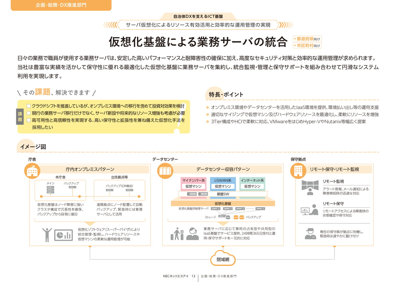 Page 12_仮想化基盤による業務サーバの統合