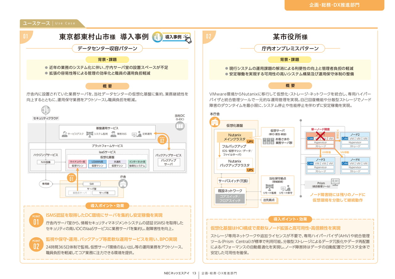 Page 13_東京都東村山市様事例、某市役所様事例