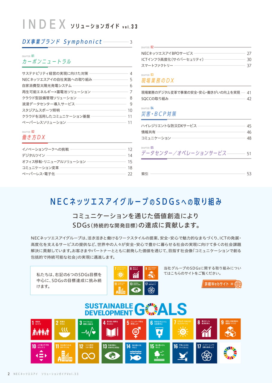 Index/SDGsへの取り組み